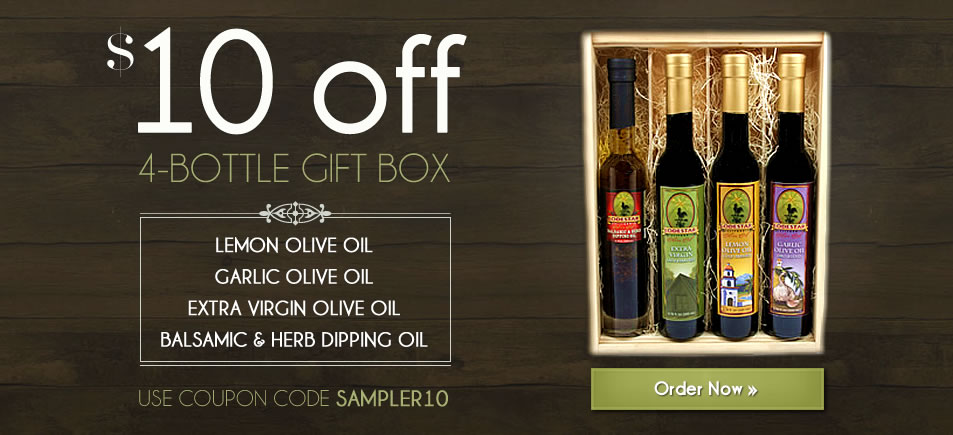 $10 off our 4-bottle gift set when you use coupon code SAMPLER10