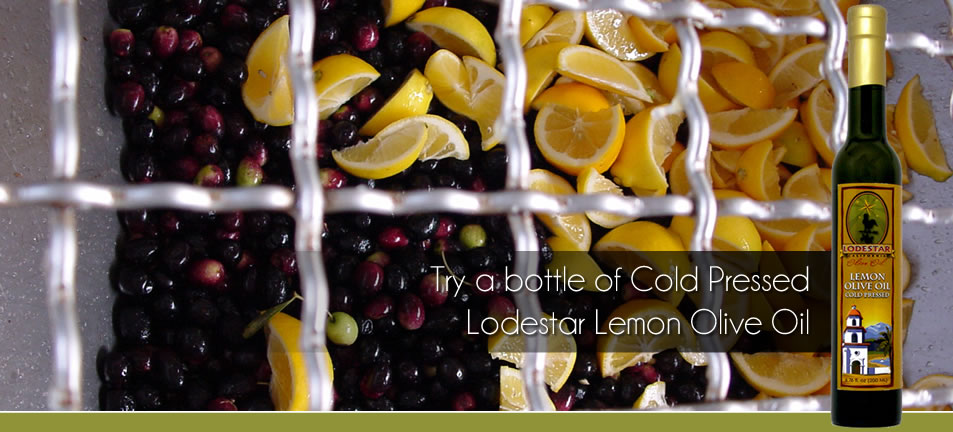 Try a Bottle of Cold Pressed Lodestar Lemon Olive Oil